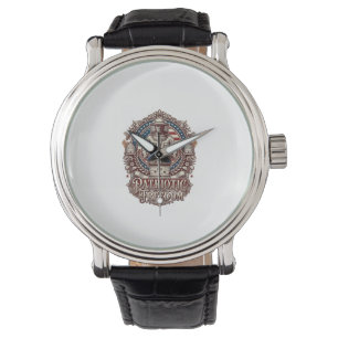 Reloj De Pulsera Camiseta gráfica vectorial de apicultor patriota
