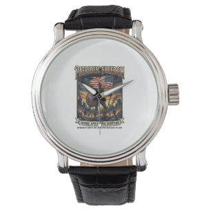 Reloj De Pulsera Camiseta Patriótica de Hierro Superviviente Apocal