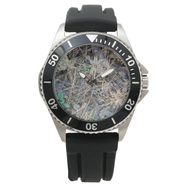 Reloj De Pulsera Camo Writing Watch, Cazando Camuflaje (Anverso)