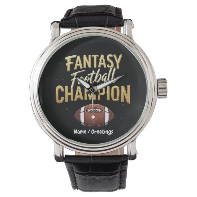 Reloj De Pulsera Campeón De Fantasía Dominó Como Un Pro (Anverso)