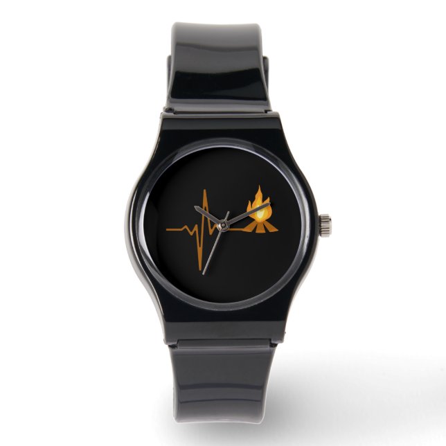 Reloj De Pulsera Campfire Heartbeat Camping (Anverso)