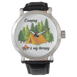 Reloj De Pulsera Camping es mi verano de terapia