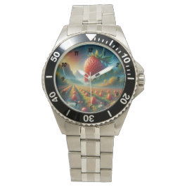Reloj De Pulsera Campo de fresa de sueños
