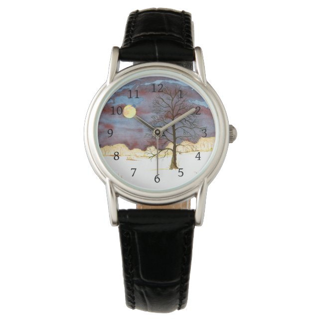 Reloj De Pulsera Campo de invierno (Anverso)