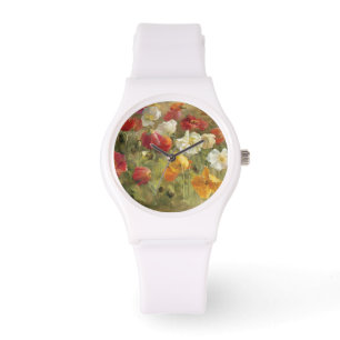Reloj De Pulsera Campo de la amapola