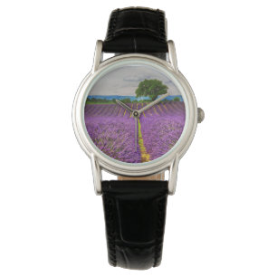 Reloj De Pulsera Campo de lavanda pintoresco, Francia