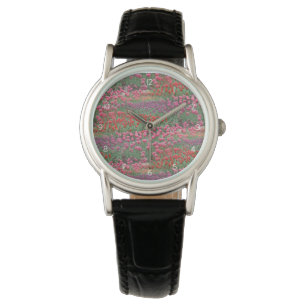 Reloj De Pulsera Campo De Tulipanes