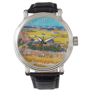 Reloj De Pulsera Campo otoñal, Van Gogh