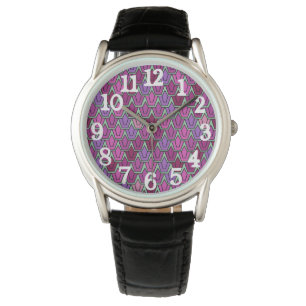 Reloj De Pulsera Campo Tulipán púrpura