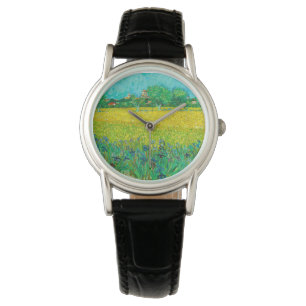Reloj De Pulsera Campo Van Gogh con irlandeses cerca de Arles