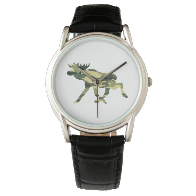 Reloj De Pulsera Camuflaje de Moose / Elk Woodland / Camo (Anverso)