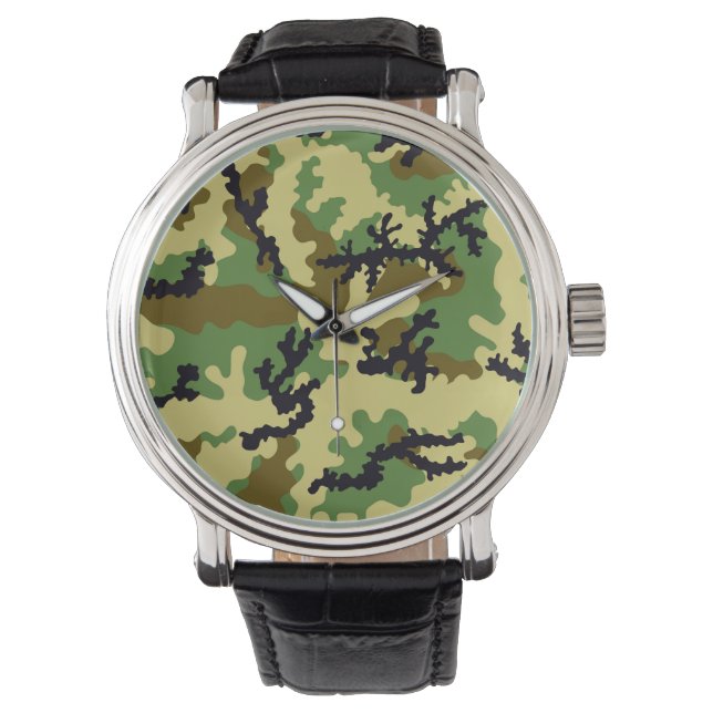Reloj De Pulsera Camuflaje de Woodland (Anverso)