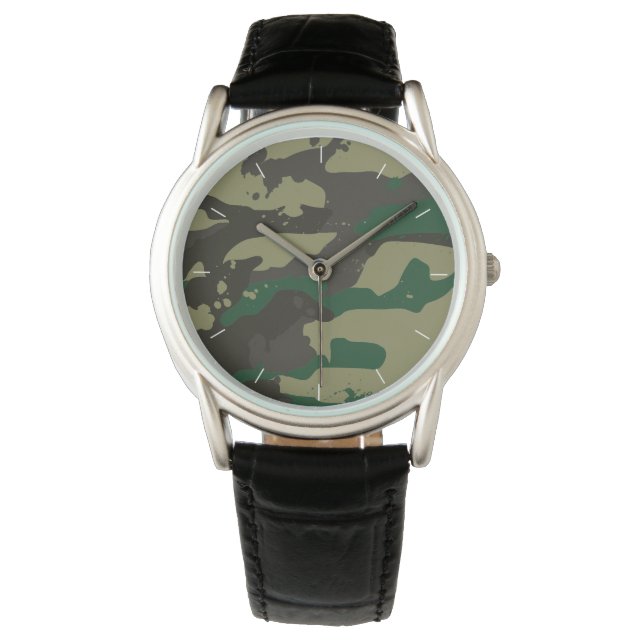 Reloj De Pulsera Camuflaje de Woodlands (Anverso)