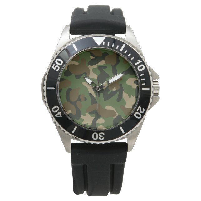 Reloj De Pulsera Camuflaje militar (Anverso)