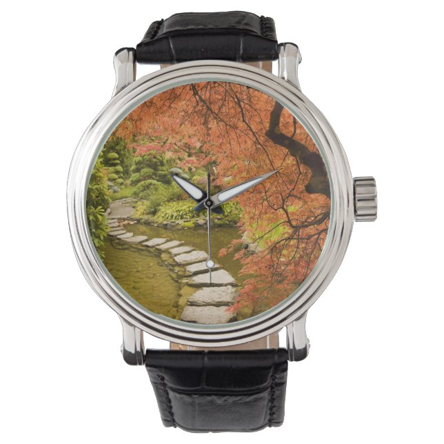 Reloj De Pulsera CANADÁ, Columbia Británica, Victoria. Otoño (Anverso)
