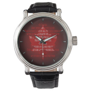Reloj De Pulsera Canada Watch Canada Anthem Souvenir Wrivenir Watch