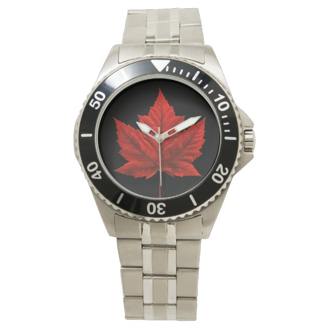 Reloj De Pulsera Canada Watch Canada Maple Leaf Souvenir Wrivenir W (Anverso)