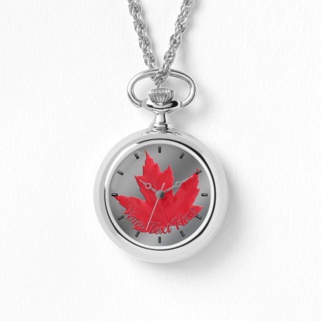 Reloj De Pulsera Canada Watch Canada Maple Leaf Souvenir Wrivenir W (Anverso)