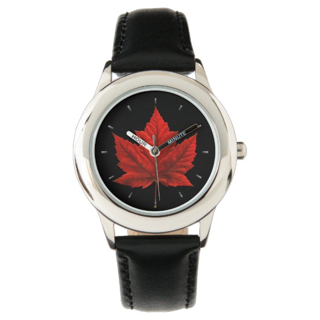 Reloj De Pulsera Canada Watch Canada Maple Leaf Souvenir Wrivenir W (Anverso)