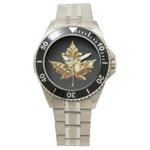 Reloj De Pulsera Canada Watch Gold Canada Souvenir Watches