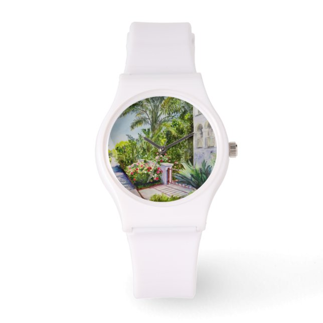 Reloj De Pulsera Canal Rosa Garden (Anverso)
