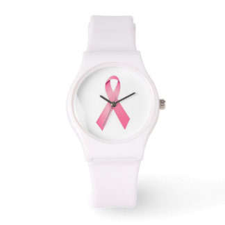 Reloj De Pulsera Cáncer de mama con cinta rosada