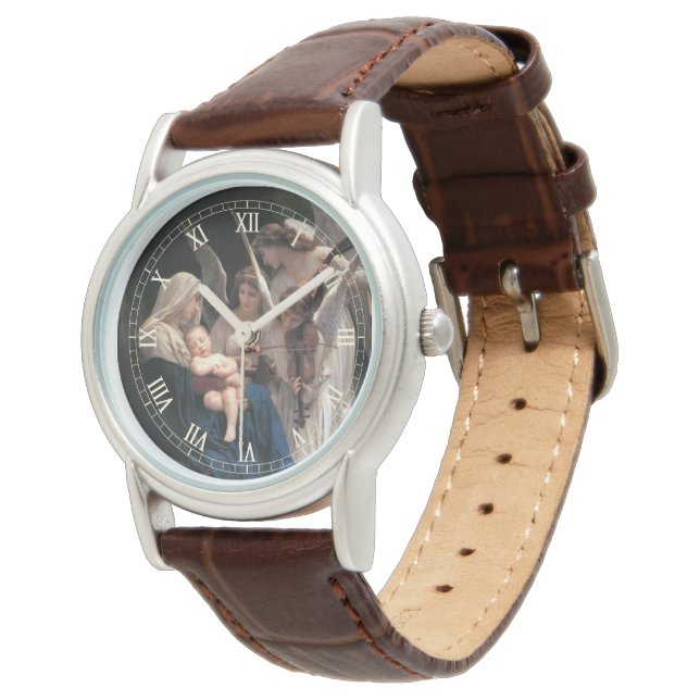 Reloj De Pulsera Canción de los ángeles (1881) de Bouguereau (Angular)