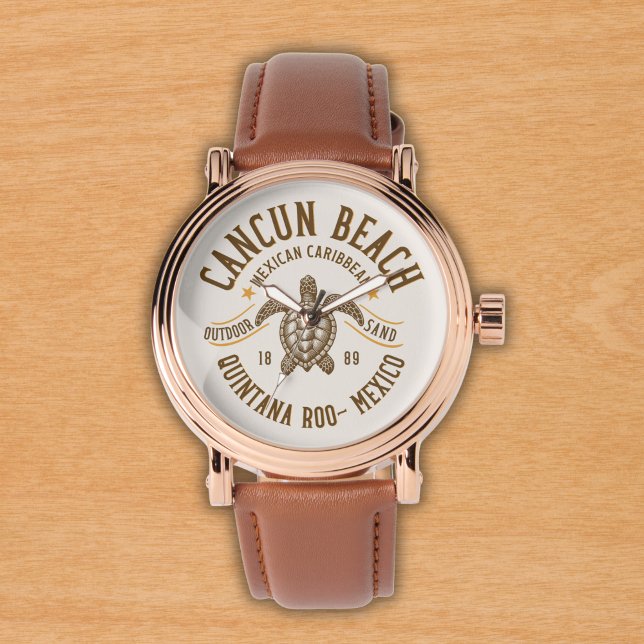 Reloj De Pulsera Cancun Beach Mexico | Paradise Mexican Caribbean (Subido por el creador)