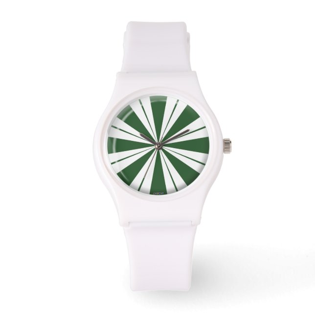 Reloj De Pulsera Candía de rayas de menta rápida (Anverso)