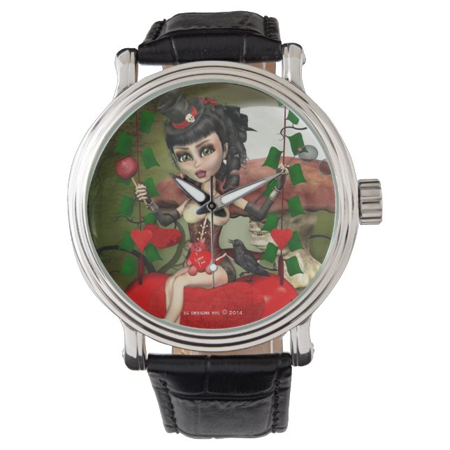 Reloj De Pulsera Candy Apple Love Gothic Lolita Art Watch (Anverso)