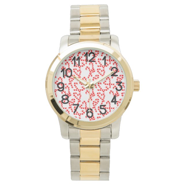 Reloj De Pulsera Candy Canes (Anverso)