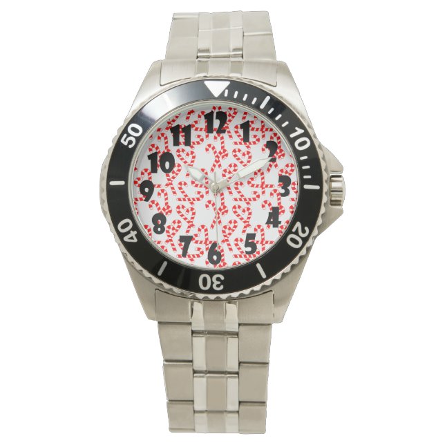 Reloj De Pulsera Candy Canes (Anverso)