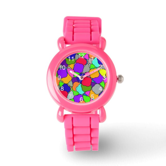 Reloj De Pulsera Candy Skies de algodón, (Anverso)