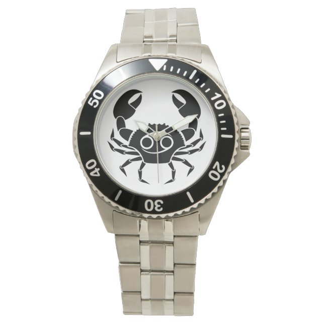 Reloj De Pulsera cangrejo cangrejo astrología griega horoscopio zod (Anverso)