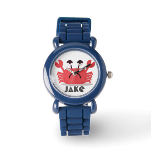 Reloj De Pulsera Cangrejo de cangrejo simple y personalizado person