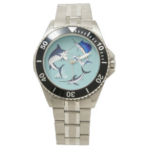 Reloj De Pulsera Cangrejos de cola: Marlins, pez espada y pez espad