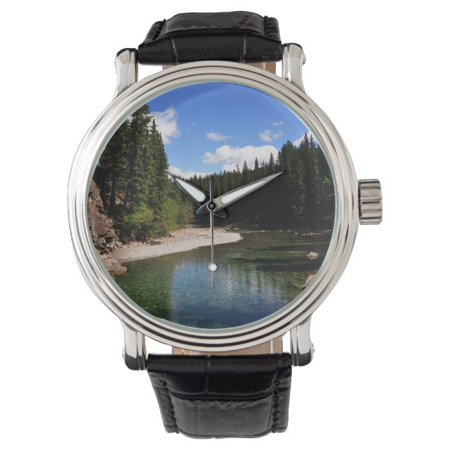 Reloj De Pulsera Canoe Meadows Kananaskis Canada (Anverso)