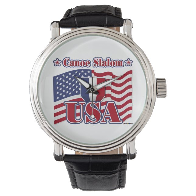 Reloj De Pulsera Canoe Slalom USA (Anverso)