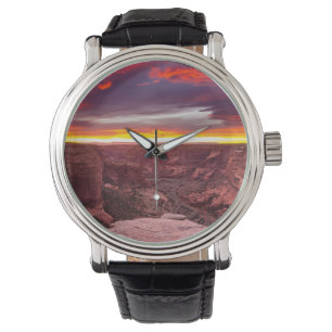 Reloj De Pulsera Cañón de Chelly, puesta de sol, Arizona