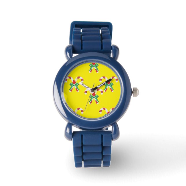 Reloj De Pulsera Cañones de golosinas y cintas (Anverso)