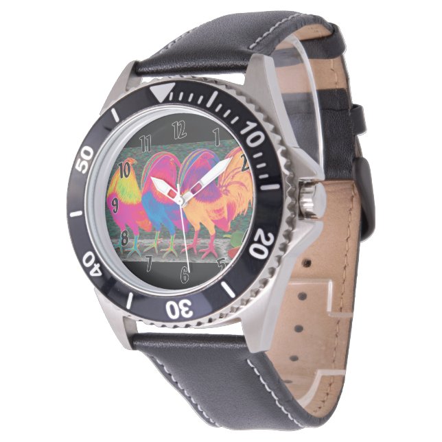 Reloj De Pulsera Cantina Roosters (Angular)