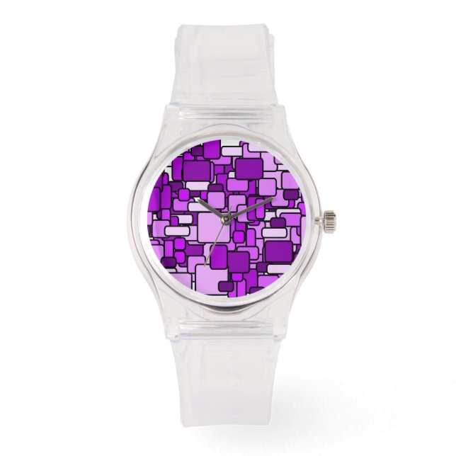 Reloj De Pulsera Caos rosado (Anverso)