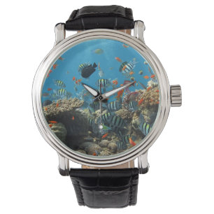 Reloj De Pulsera Caos tropical de los pescados