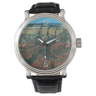 Reloj De Pulsera Capas de rocas rojas en Sedona Arizona