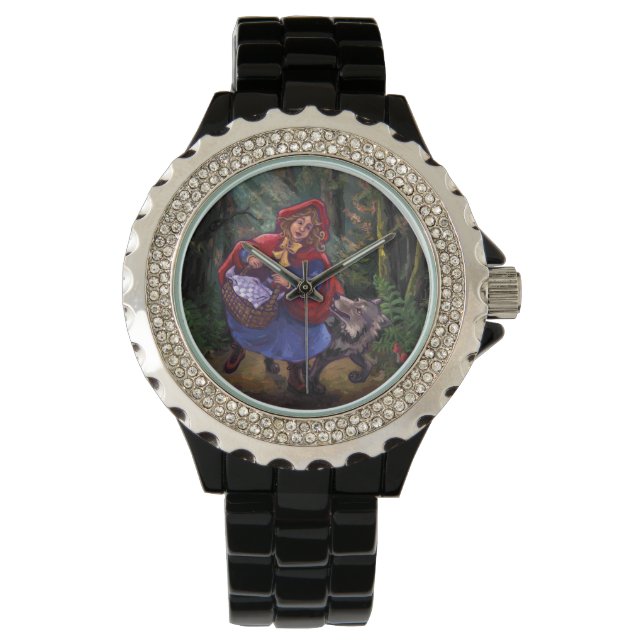 Reloj De Pulsera Caperucita Roja (Anverso)