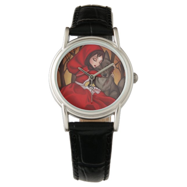 Reloj De Pulsera Caperucita Roja (Anverso)