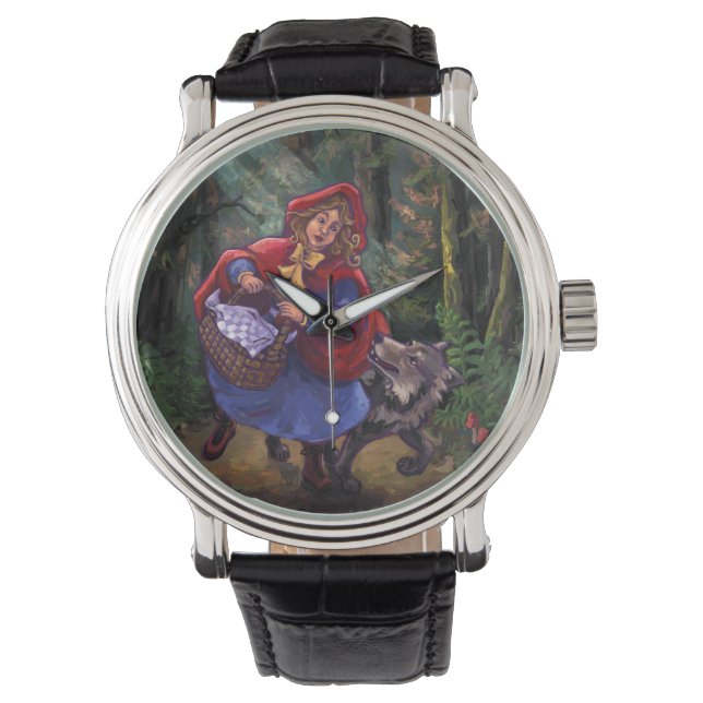 Reloj De Pulsera Caperucita Roja (Anverso)