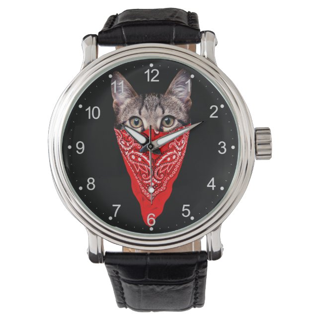 Reloj De Pulsera Capuchón de gangster (Anverso)