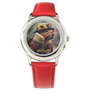 Reloj De Pulsera "Capybara al rescate: Extraordinario bombero