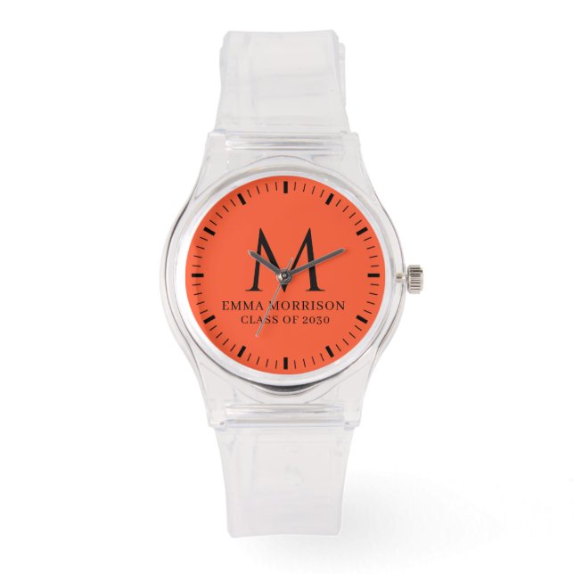 Reloj De Pulsera Caqui Monograma para Mujer (Anverso)